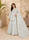 Tew Georgette With Embroidery Work Readymade Suits Collections